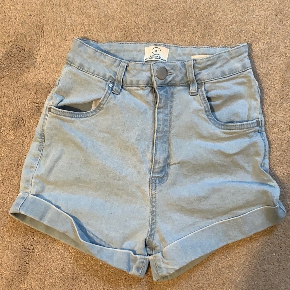 Cotton On High Rise Classic Stretched Denim Short
